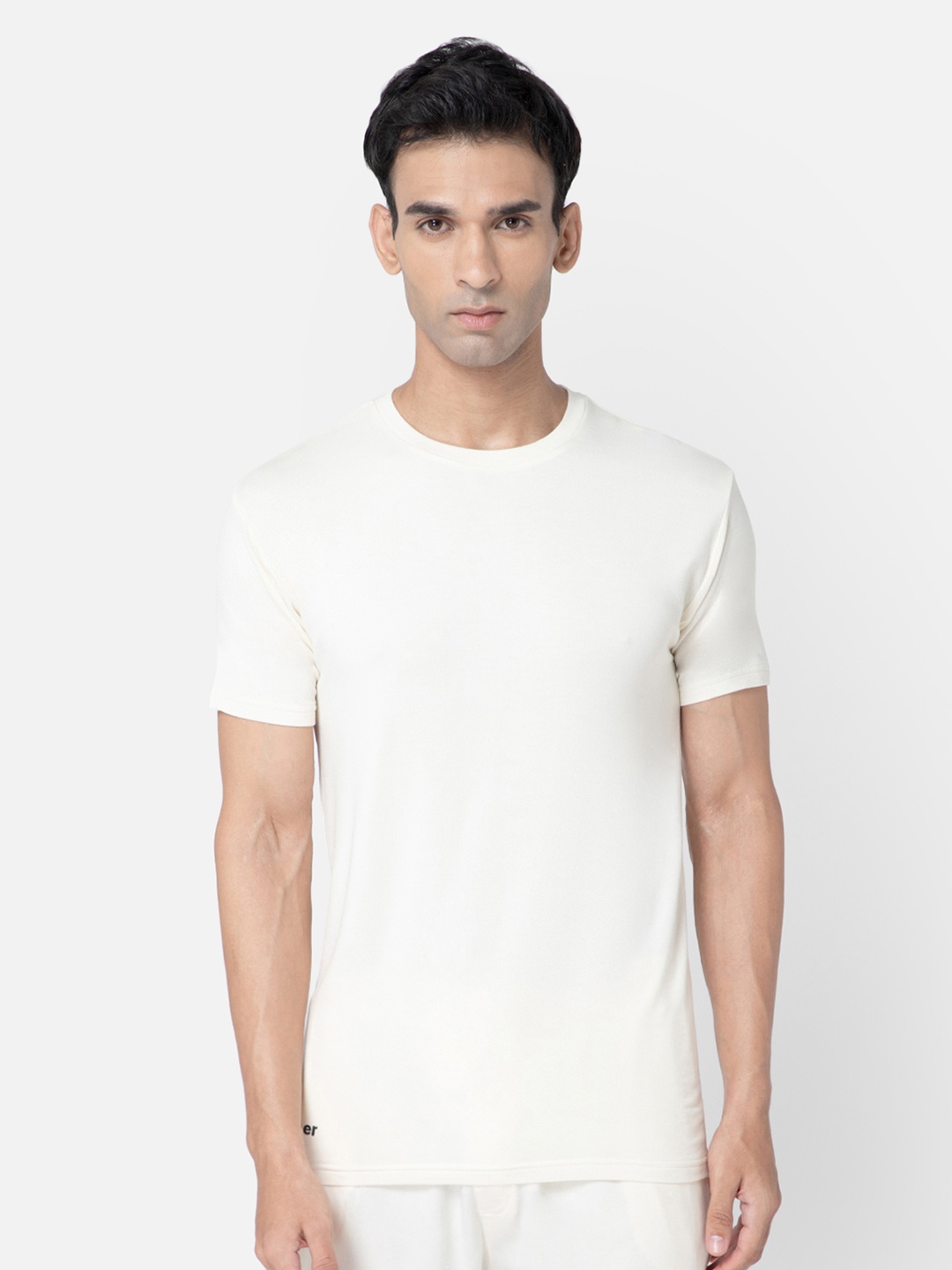 

bummer Round Neck Antimicrobial Model T-shirt, Off white