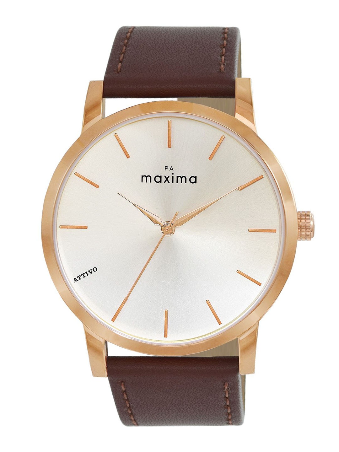 

maxima Men Dial & Leather Straps Analogue Watch 68473LMGB, Green