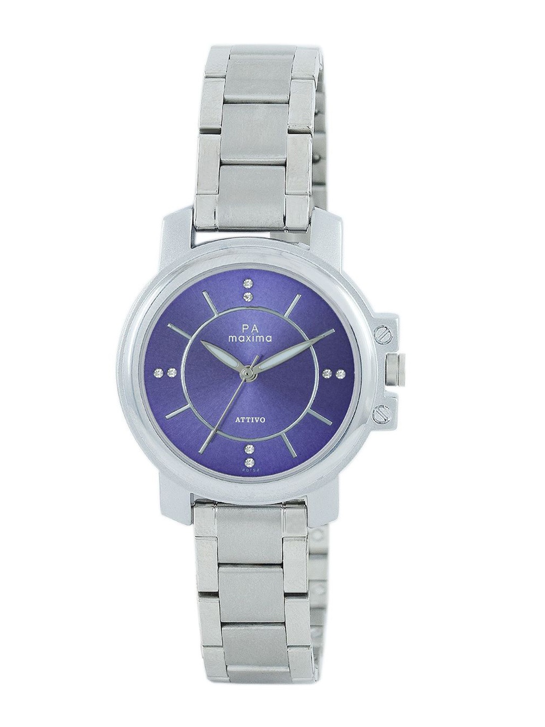 

maxima Women Dial & Stainless Steel Straps Analogue Watch 40154CMLI, Silver