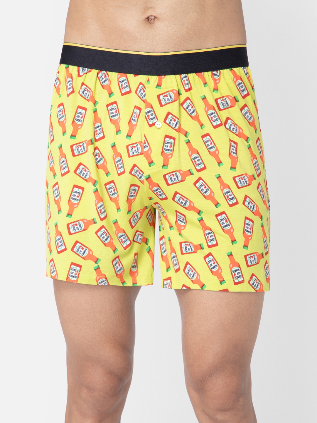 

bummer Printed Mid-Rise Boxers BOHS01S, Green
