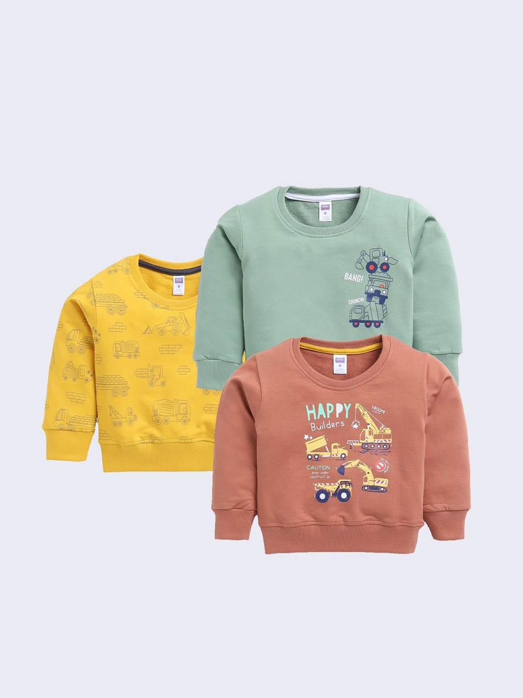 

Nottie Planet Boys Graphic Printed Sweatshirt, Green