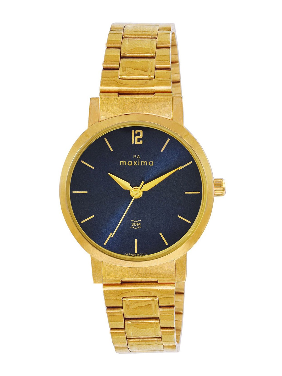 

maxima Women Dial & Stainless Steel Straps Analogue Watch 69489CMLY, Blue
