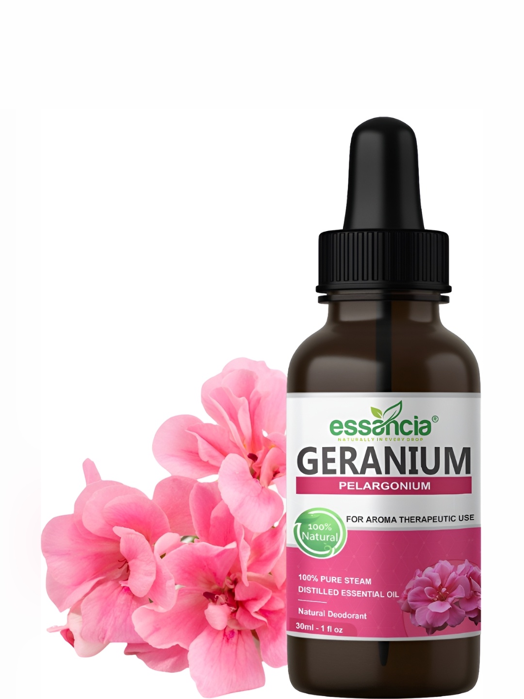 

essancia Geranium Essential Oil For Skin Care -30ml, Pink