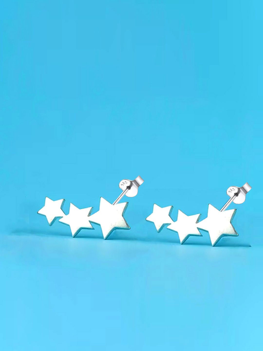 

DressBerry Silver Toned 925 Sterling Silver Studs