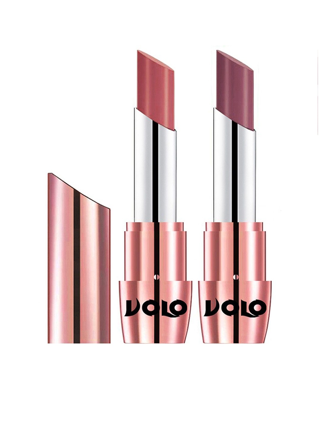 

VOLO Set Of 2 Creme Matte Lipstick 3.5g Each - Plum 632-Light Peach 636