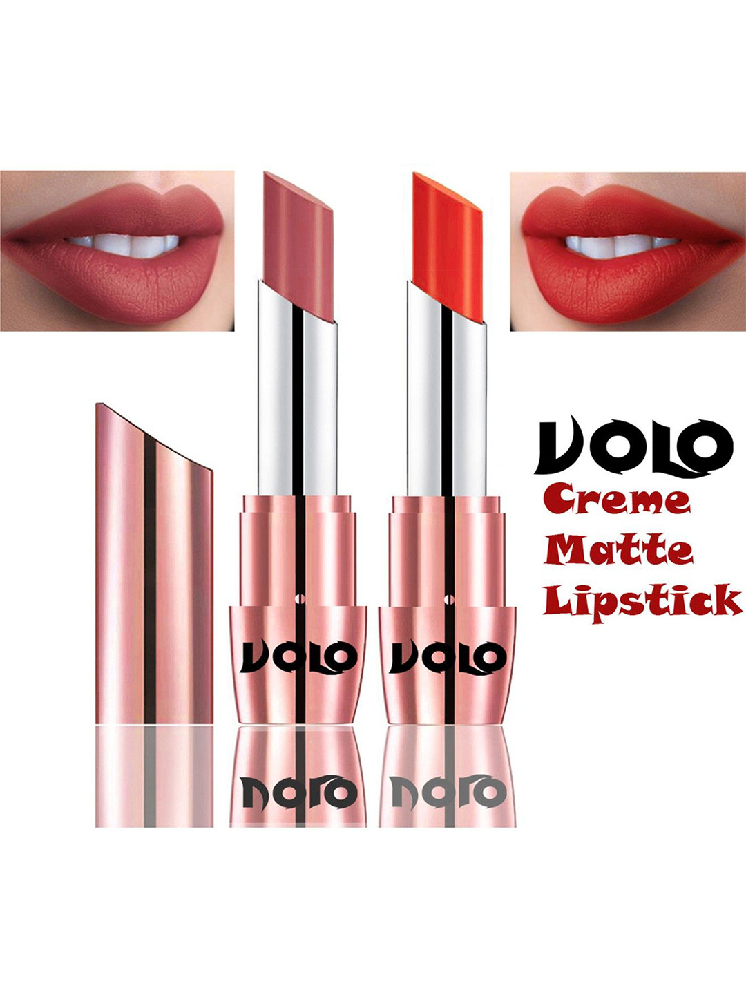 

VOLO Set Of 2 Creme Matte Lipstick - 3.5g Each - 632-639, Multi