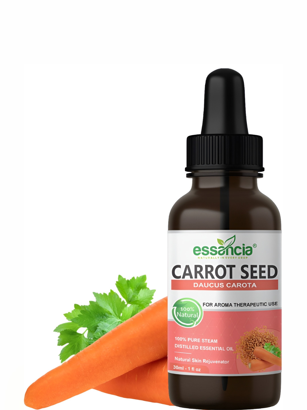 

essancia Orange-Colored Carrot Seed Essential Oil For Skin & Face Care - 30ml