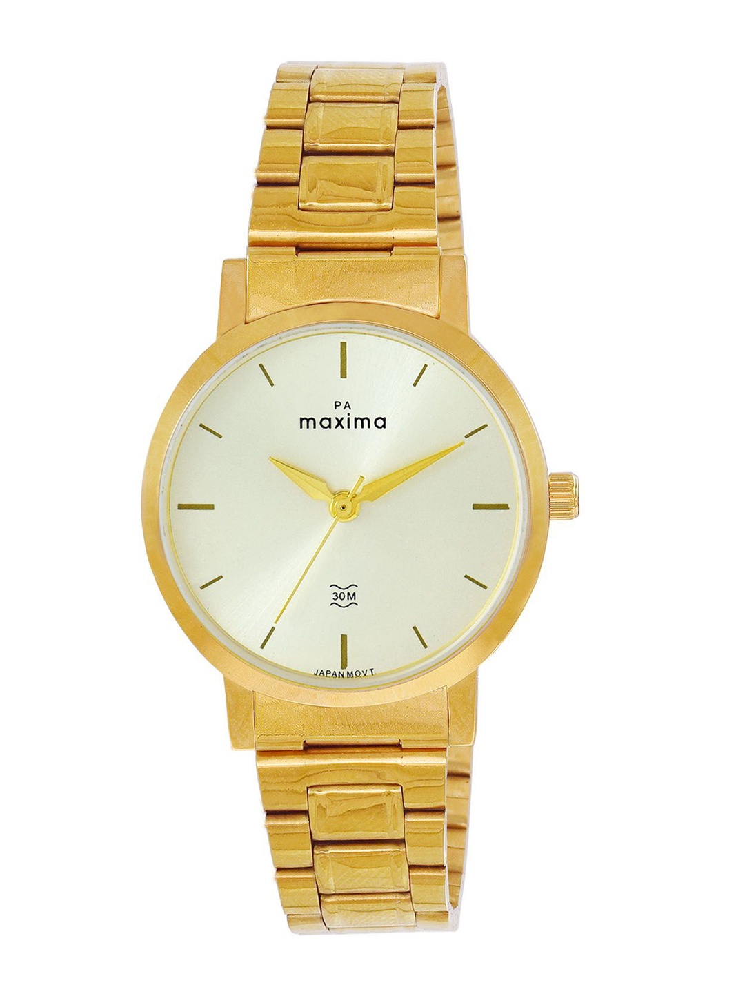 

maxima Women Dial & Stainless Steel Straps Analogue Watch 69531CMLY, Silver