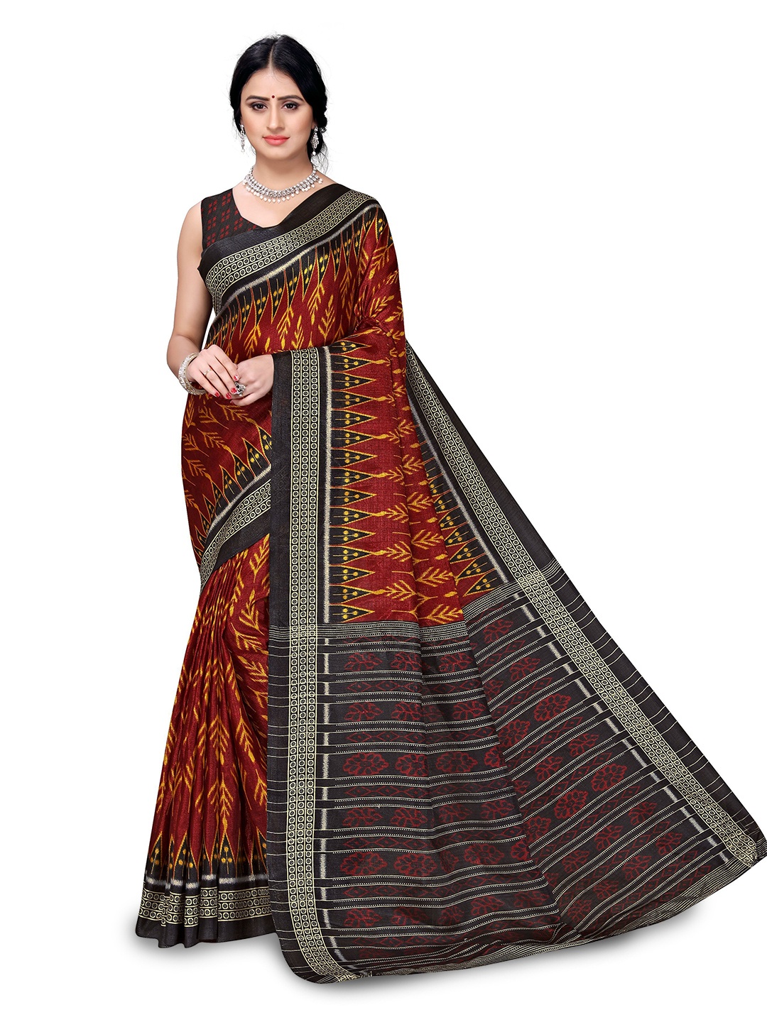 

VIRICA Saree, Maroon