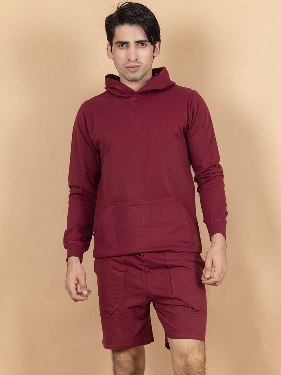 

Tistabene Sweatshirt & Shorts Co-Ord, Burgundy