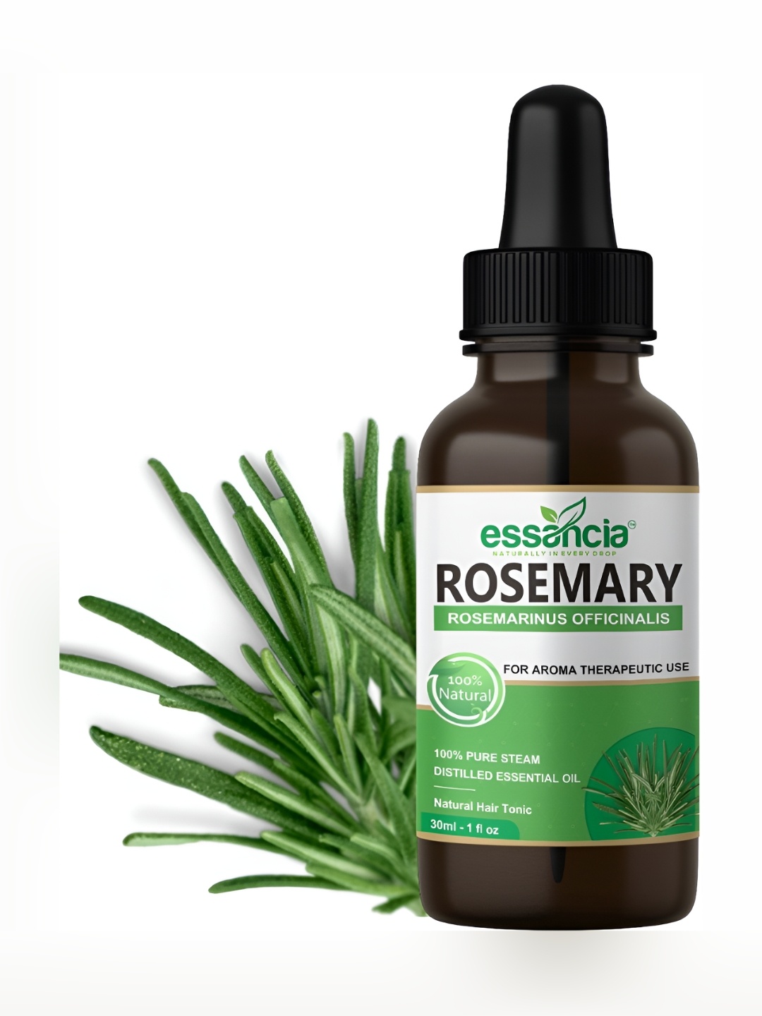 

essancia Rosemary Essential Oil For Hair Care - 30 ML, Green