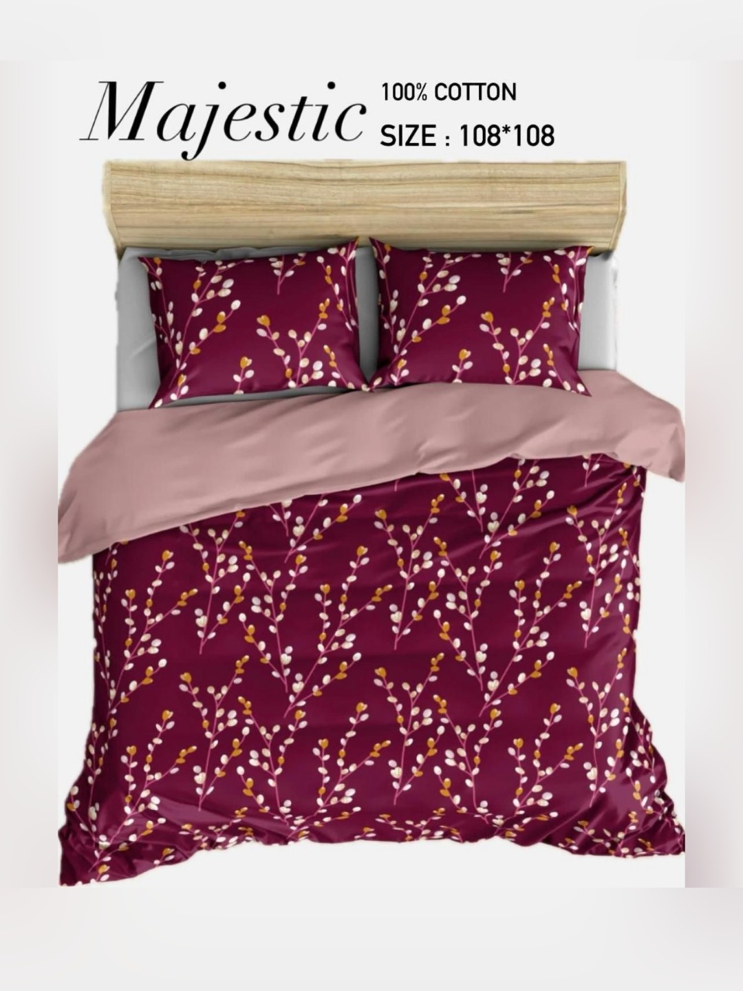 

Bedbathandbliss White Floral 300 TC King Bedsheet with 2 Pillow Covers