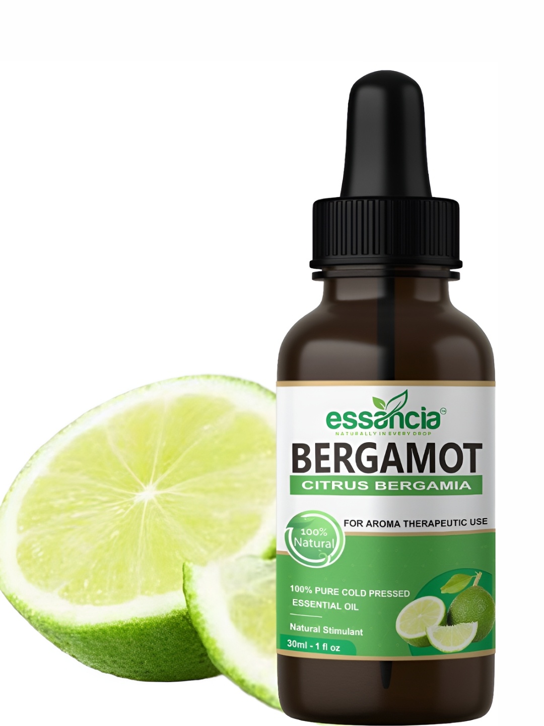 

essancia Bergamot Essential Oil For Acne Care - 30 ML, Green