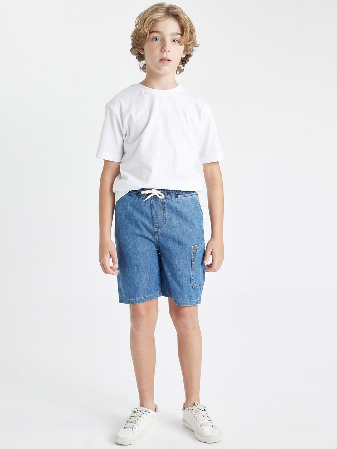 

DeFacto Boys Denim Shorts, Blue