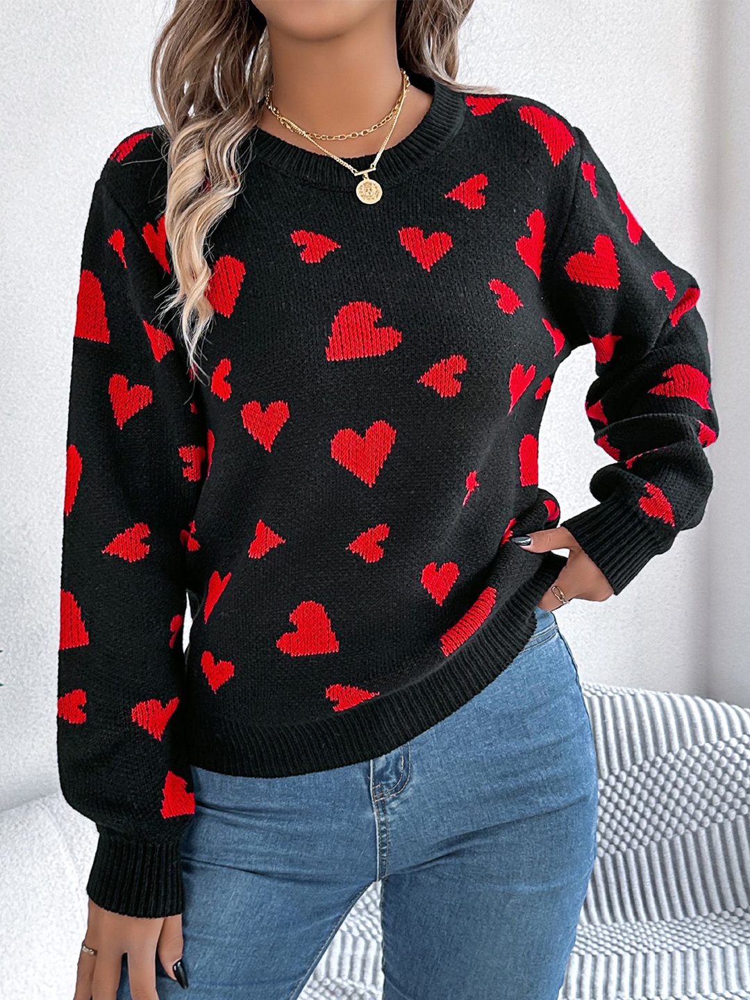 

StyleCast x Revolte Women Pullover Sweater, Black