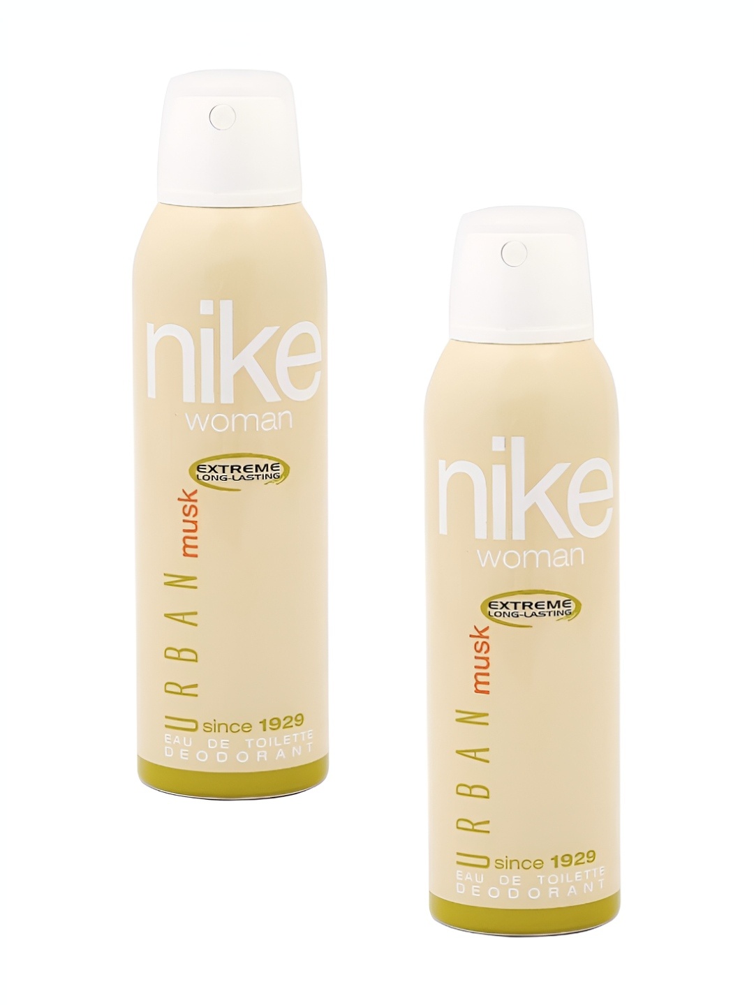 

Nike Set Of 2 Urban Musk Eau De Toilette Deodorant - 200ml Each, Transparent