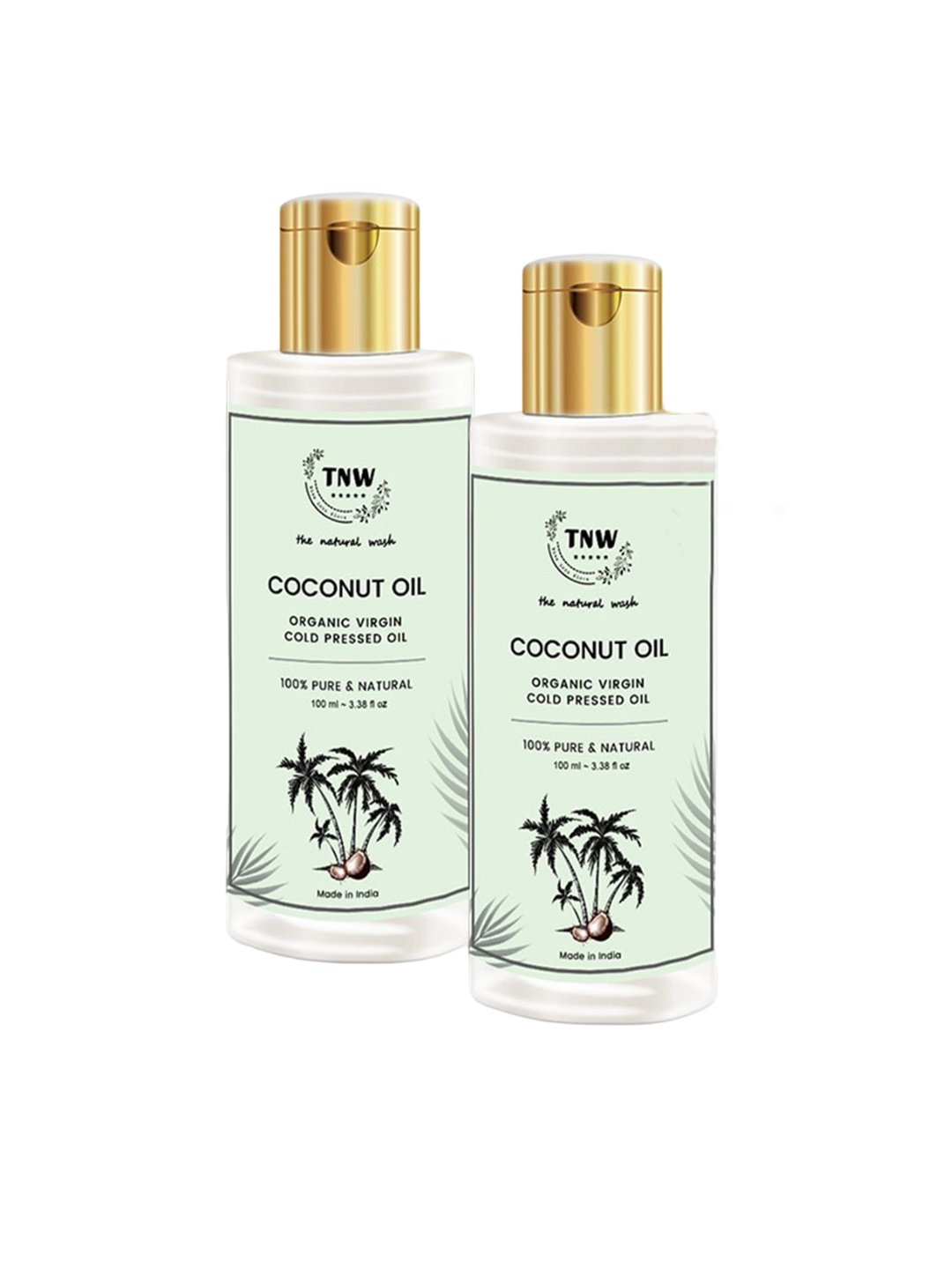 

TNW the natural wash Set Of 2 Coconut Oil -100ml-Each, Off white
