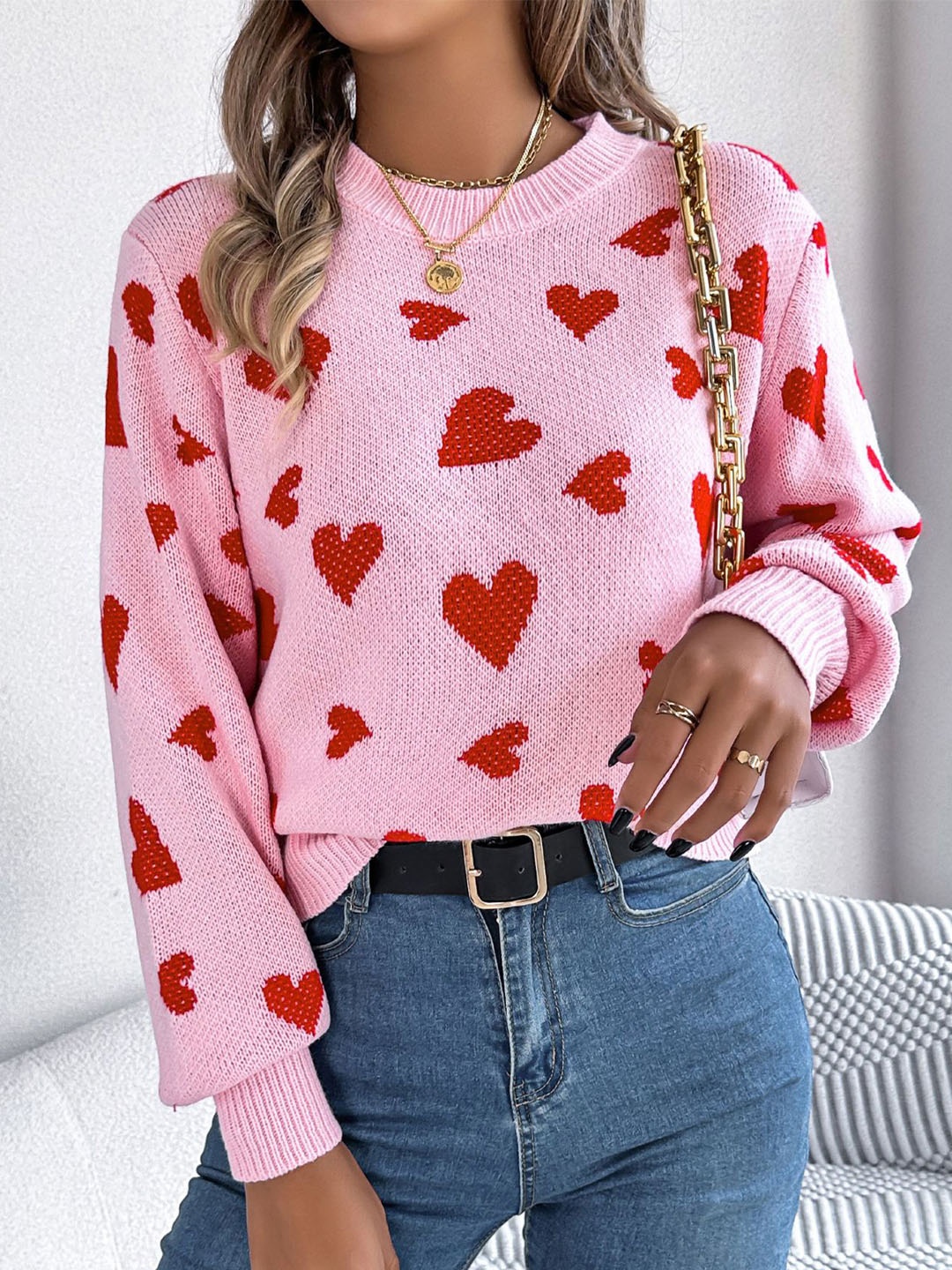 

StyleCast x Revolte Women Pullover Sweaters, Pink