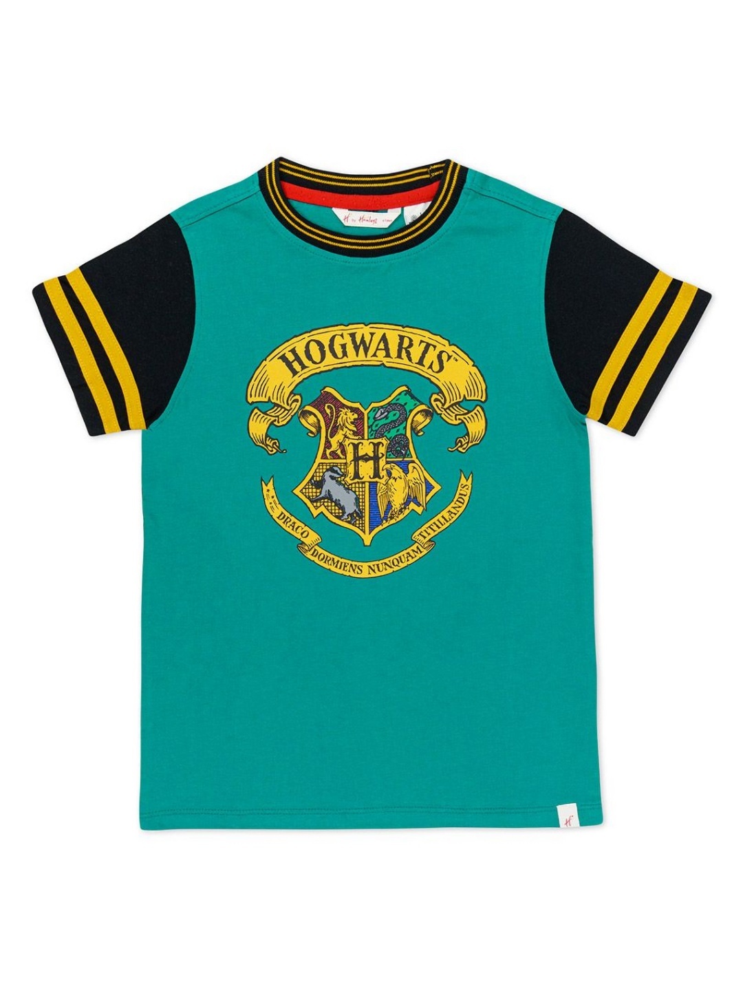 

H By Hamleys Boys Graphic Printed Round Neck Cotton T-shirt, Green