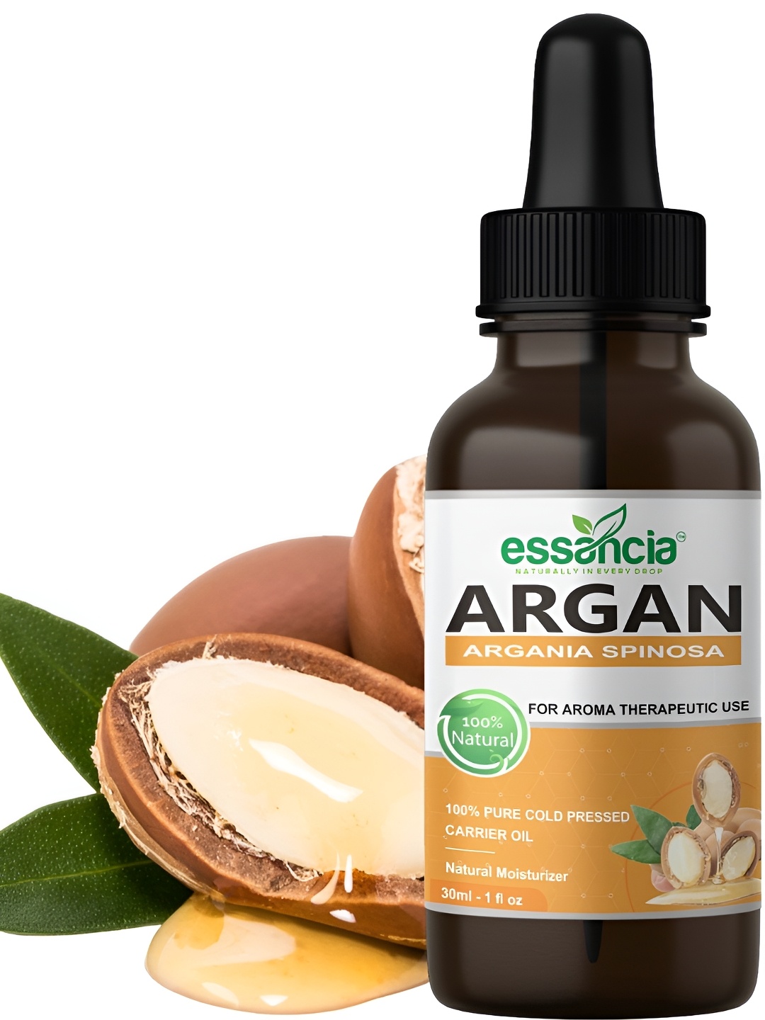 

essancia Argan Oil for Hair, Skin and Nails - 30ml., Na