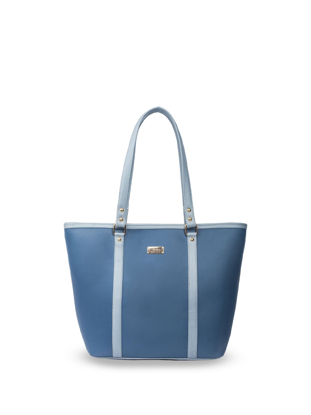 

Strokes by Namrata Mehta PU Structured Tote Bag, Blue