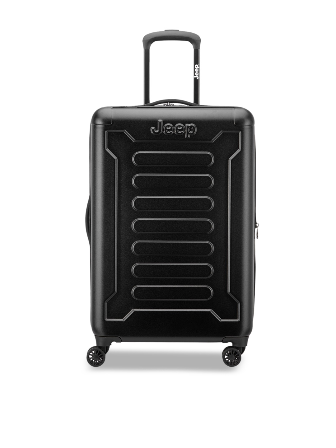 

Jeep Textured Hard-Sided Medium Trolley Bag, Black