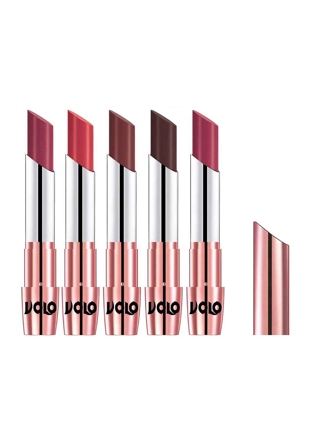 

VOLO Set Of 5 Creme Matte Lipsticks, Multi