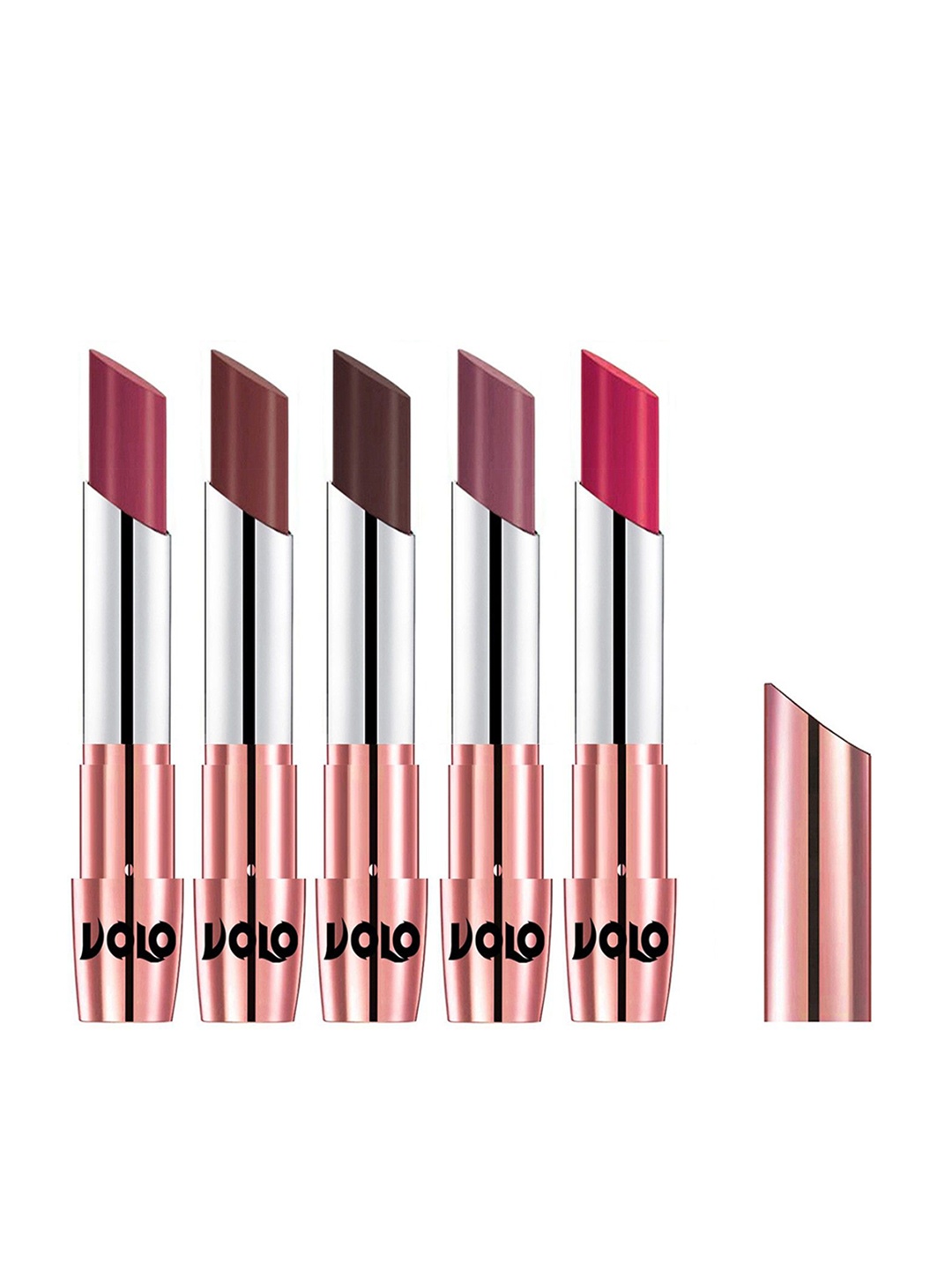 

VOLO Set Of 5 Creme Matte Lipsticks, Multi