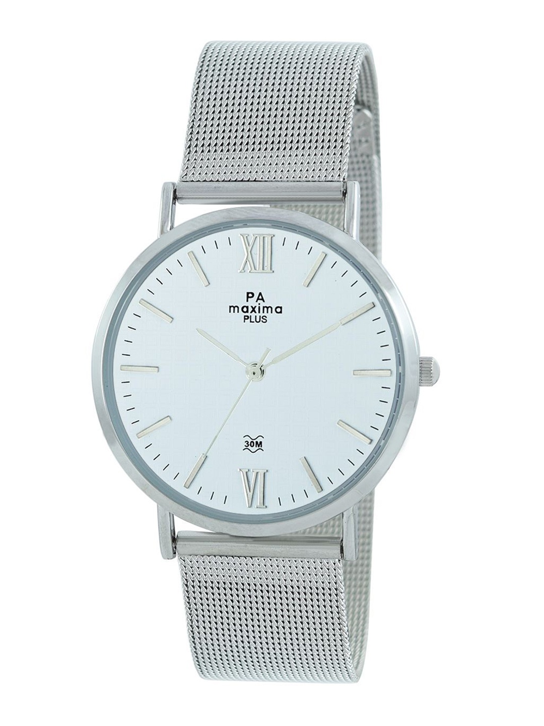 

maxima Men Dial & Stainless Steel Straps Analogue Watch 54740CAGI, White