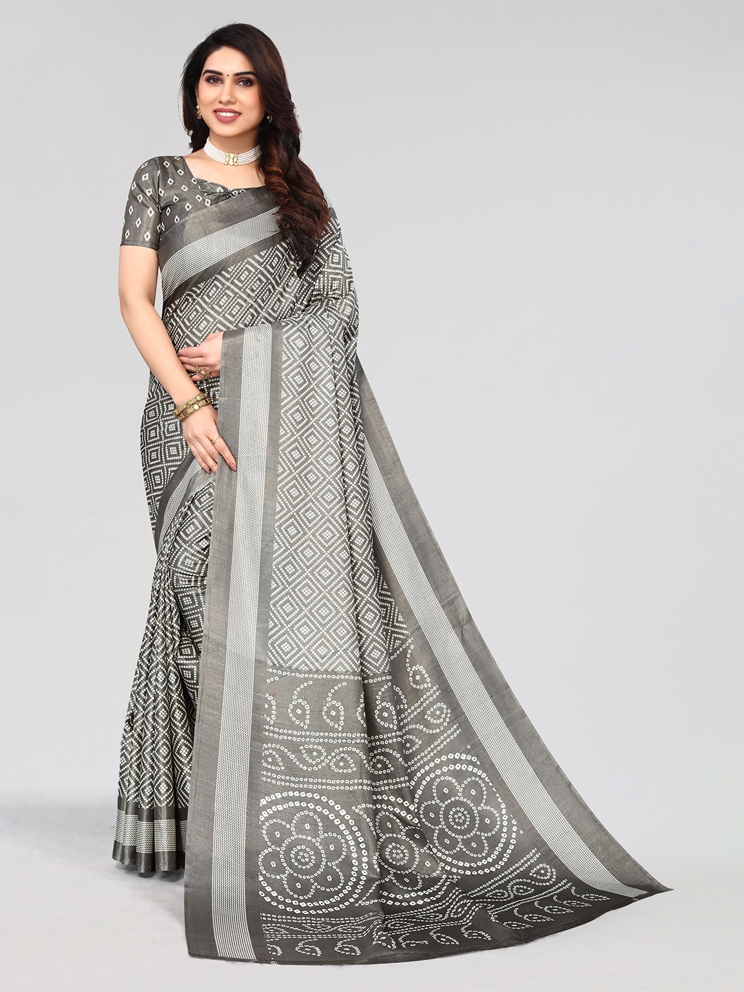 

VIRICA Saree, Grey