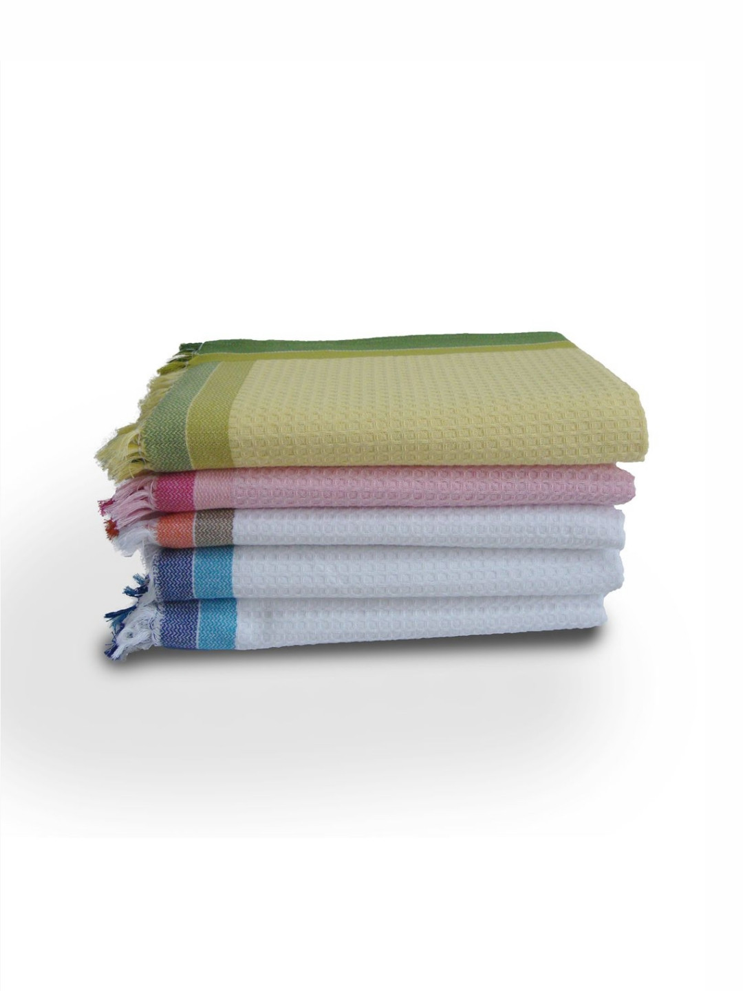 

Aura Green & Blue 5 Pieces Cotton 210 GSM Bath Towel