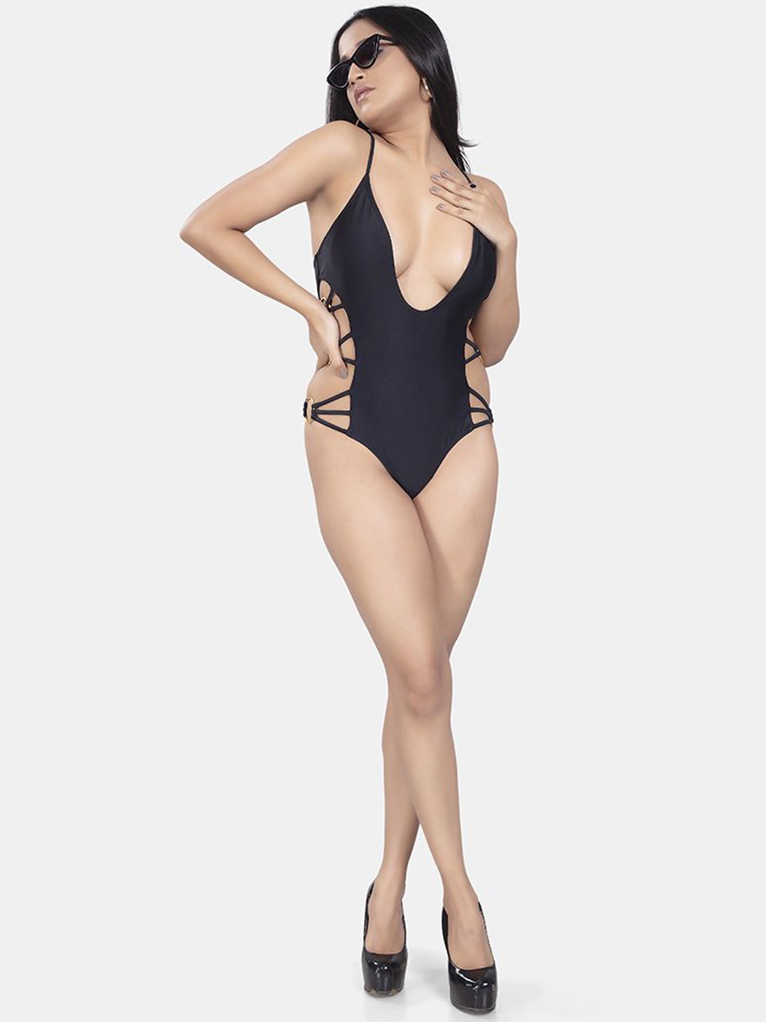 

BOLD & BAE Swim Bodysuits, Black