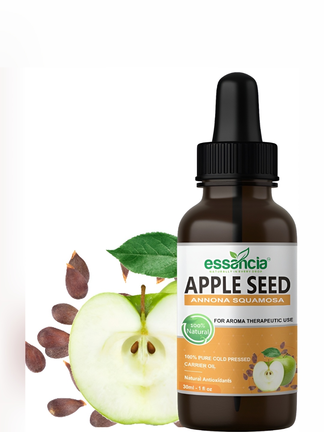 

essancia Apple Seed Carrier Oil For Skin Care - 30ML, Yellow