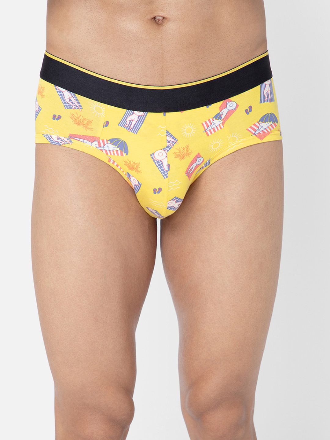 

bummer Printed Basic Brief- BRBB01S, Yellow