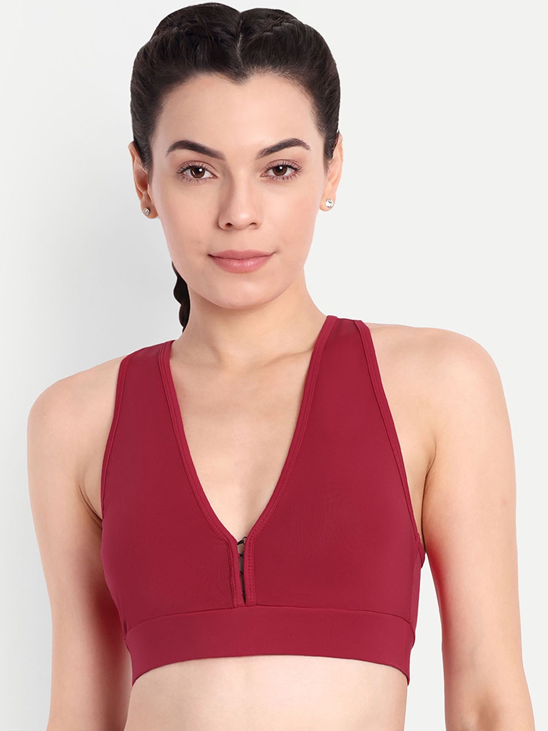 

So What V Neck Sleeveless Crop Top & Leggings, Red