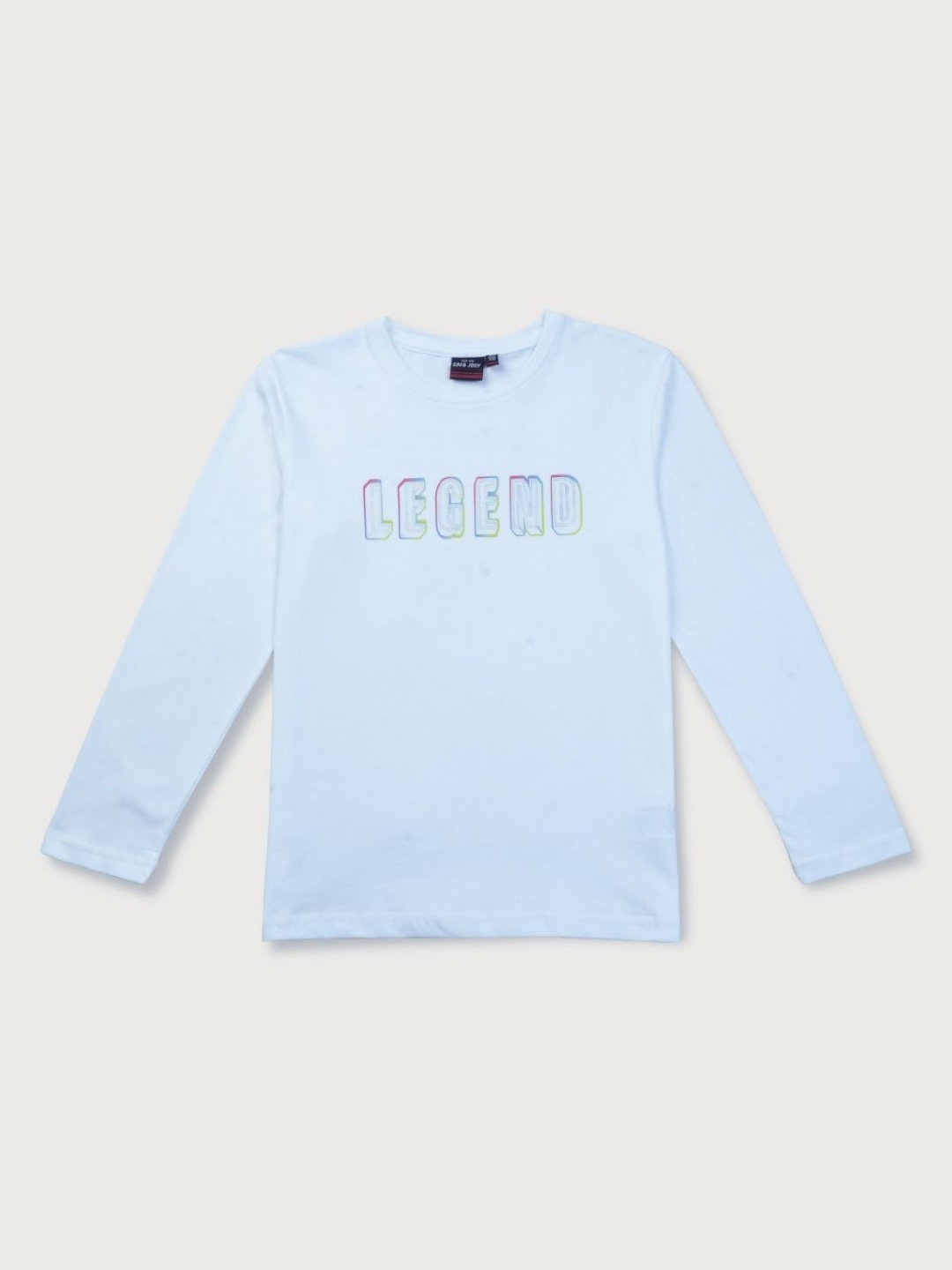 

Gini and Jony Boys Typography Printed Round Neck Cotton T-shirt, Turquoise blue
