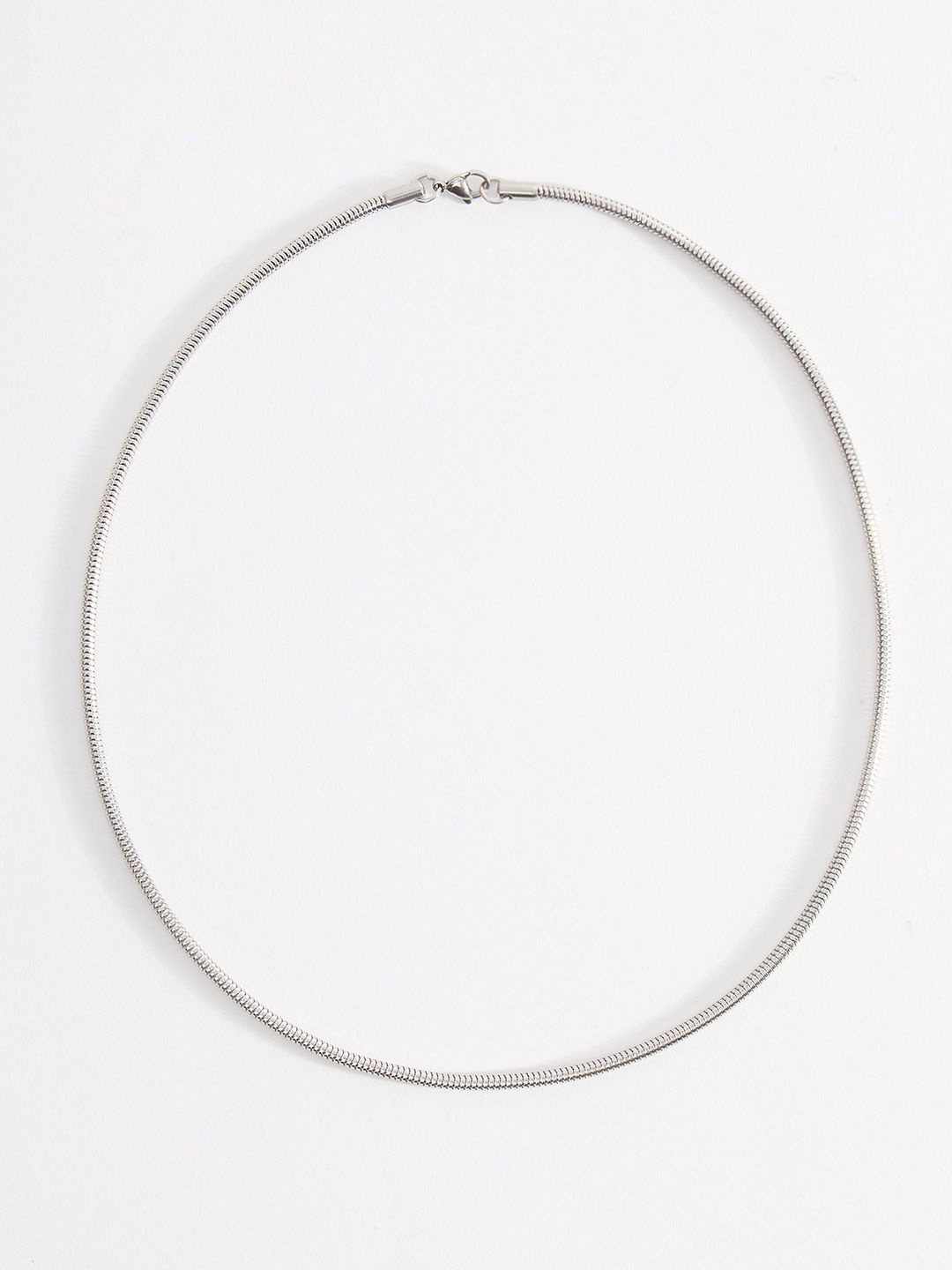 

THE BEAR HOUSE Men Stainless Steel Silver Chain