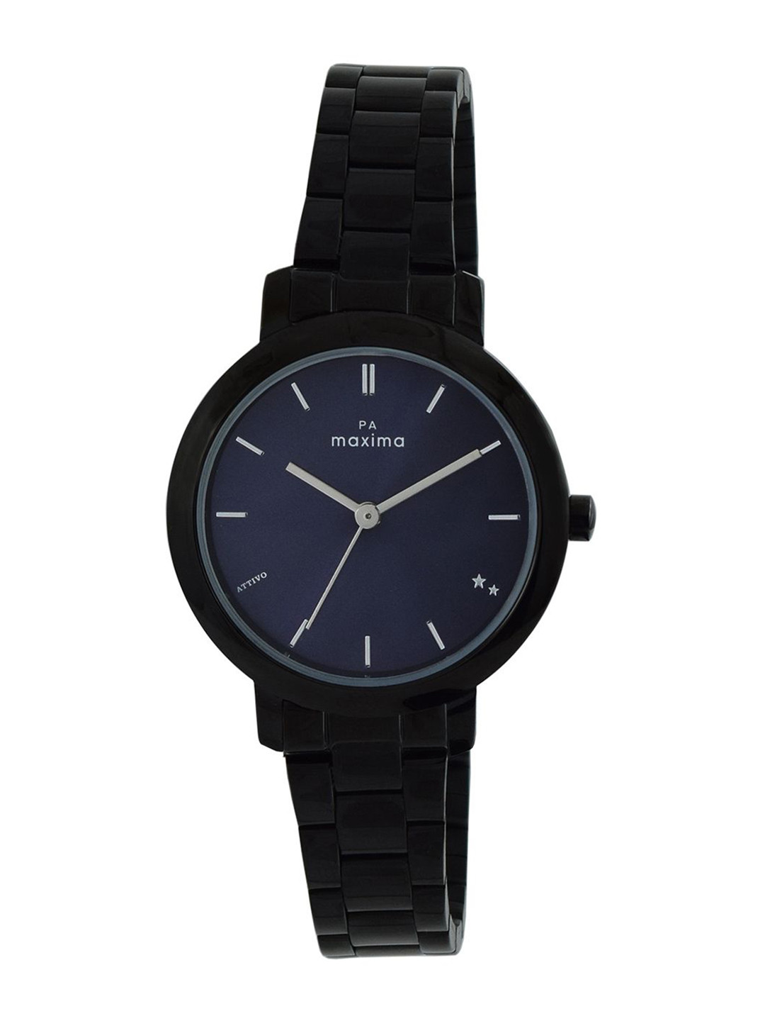 

maxima Women Dial & Stainless Steel Straps Analogue Watch 60790CMLB, Blue