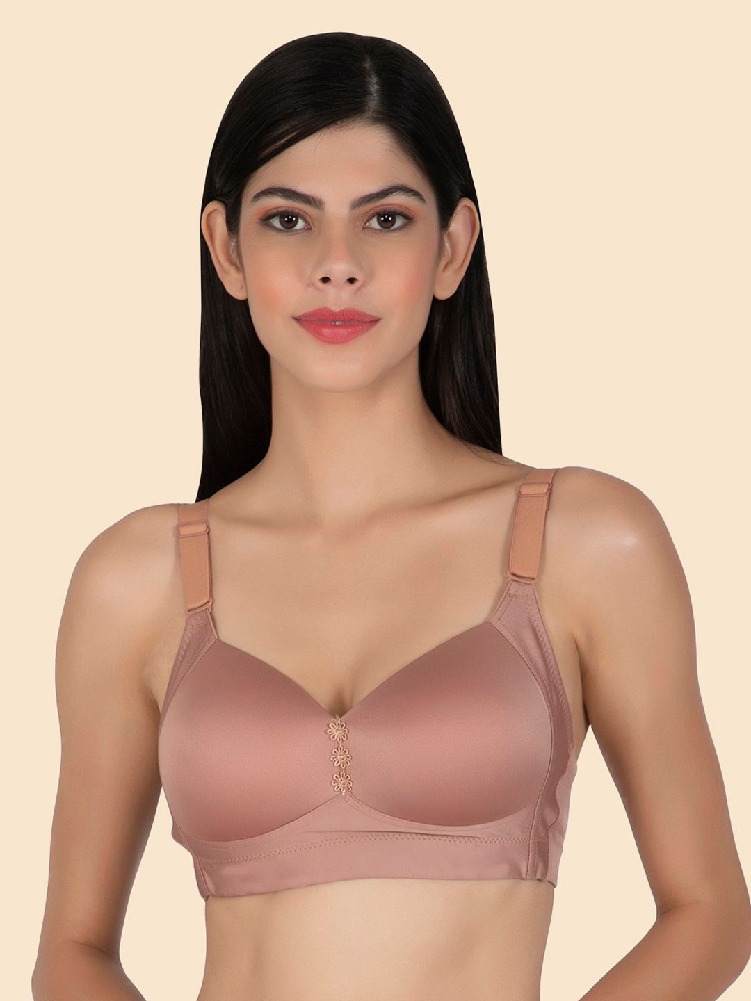 

Joomie Full Coverage Lightly Padded Minimizer Bra, Beige