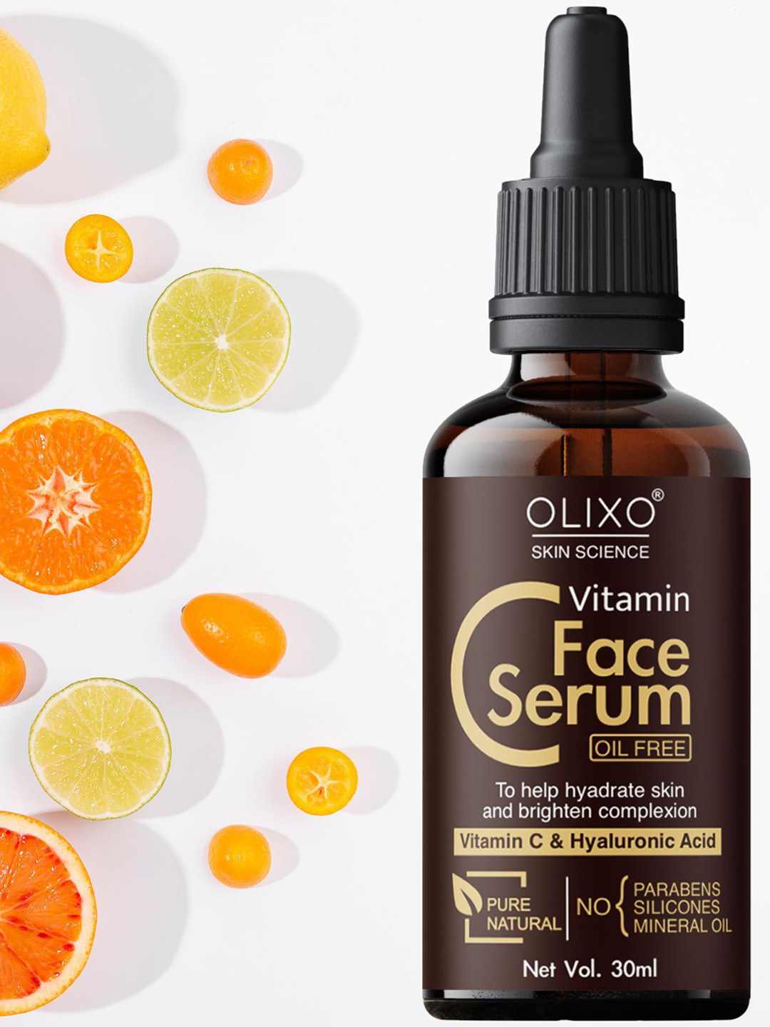 

OLIXO Vitamin C Face Serum - 30 ml, Brown