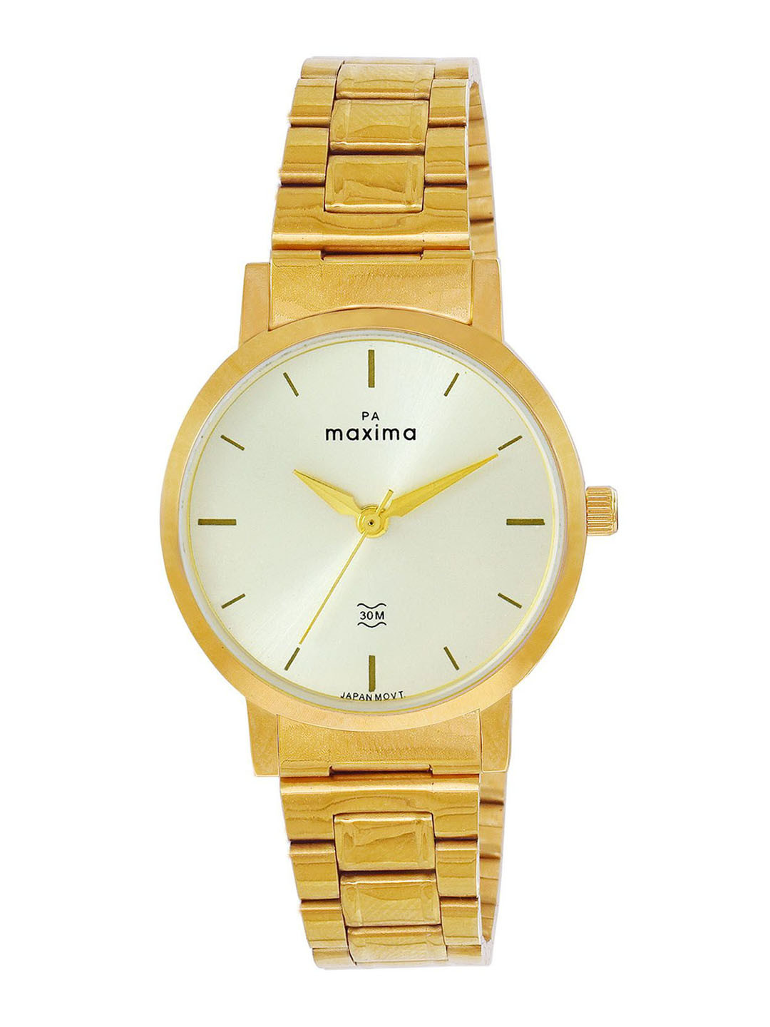 

maxima Women Dial & Stainless Steel Straps Analogue Watch 69533CMLY, Green