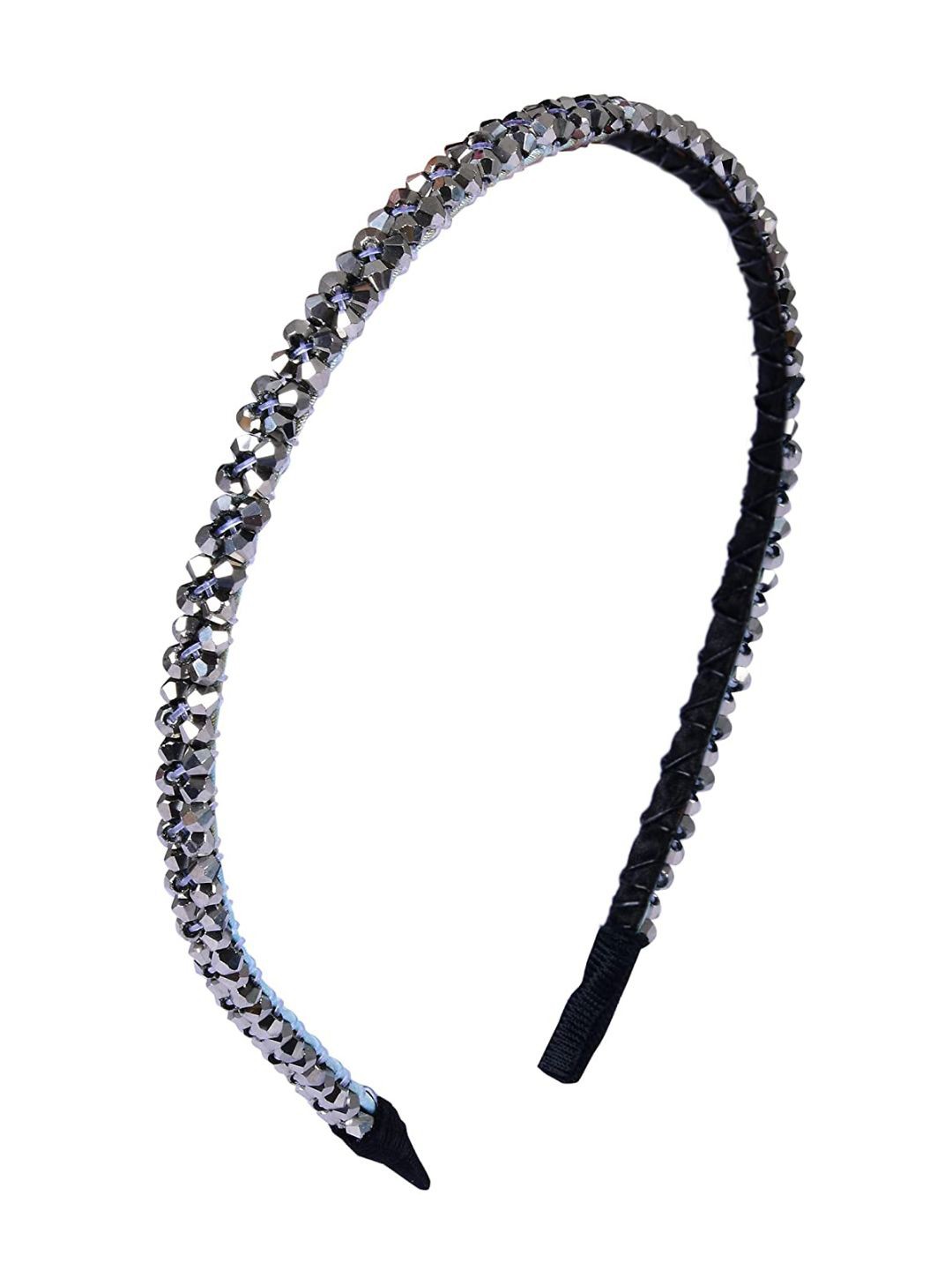 

fabula Women Embellished Hairband, Black