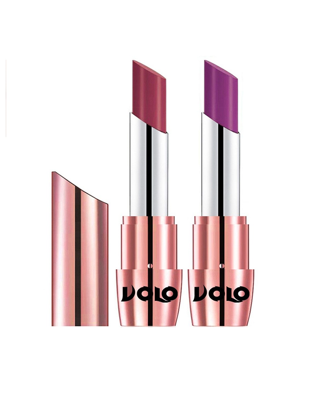 

VOLO Set Of 2 Creme Matte Lipstick - 3.5 g Each - Purple 631 & Cherry 648