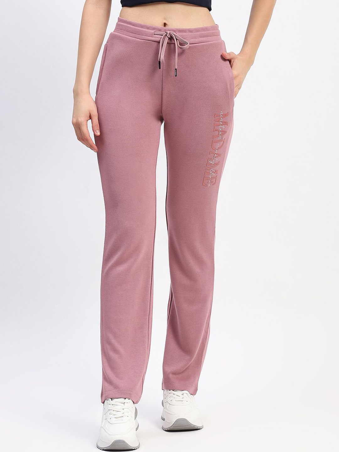 

Madame Women Relaxed-Fit Track Pants, Pink