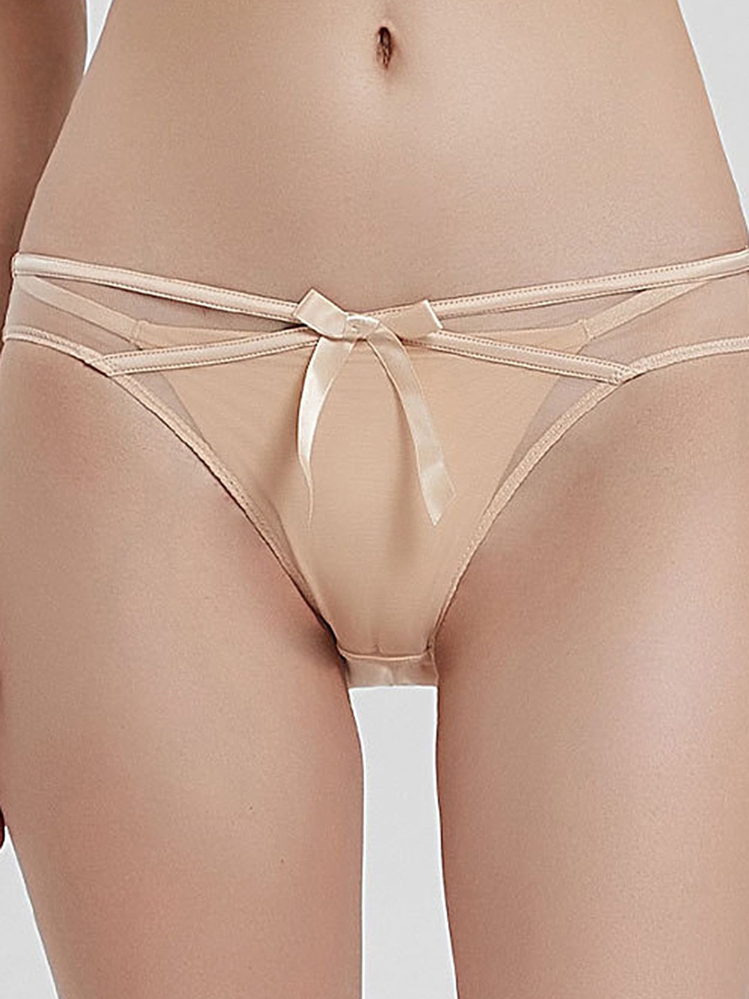 

LULU & SKY Self Design Bikini Briefs K0510-NUDE