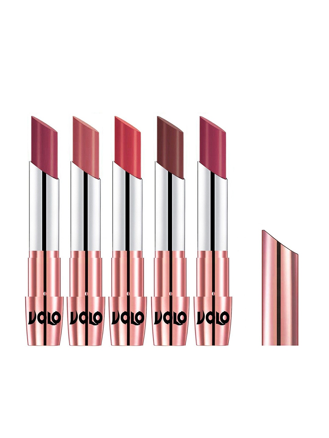 

VOLO Set Of 5 Creme Matte Lipsticks, Multi