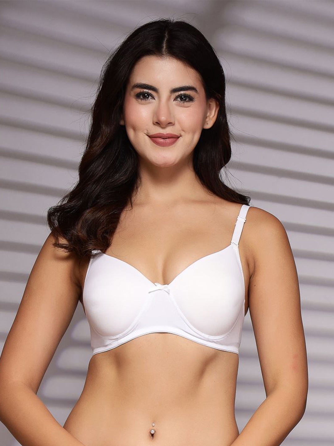 

DressBerry Medium Coverage Lightly Padded Bra, White