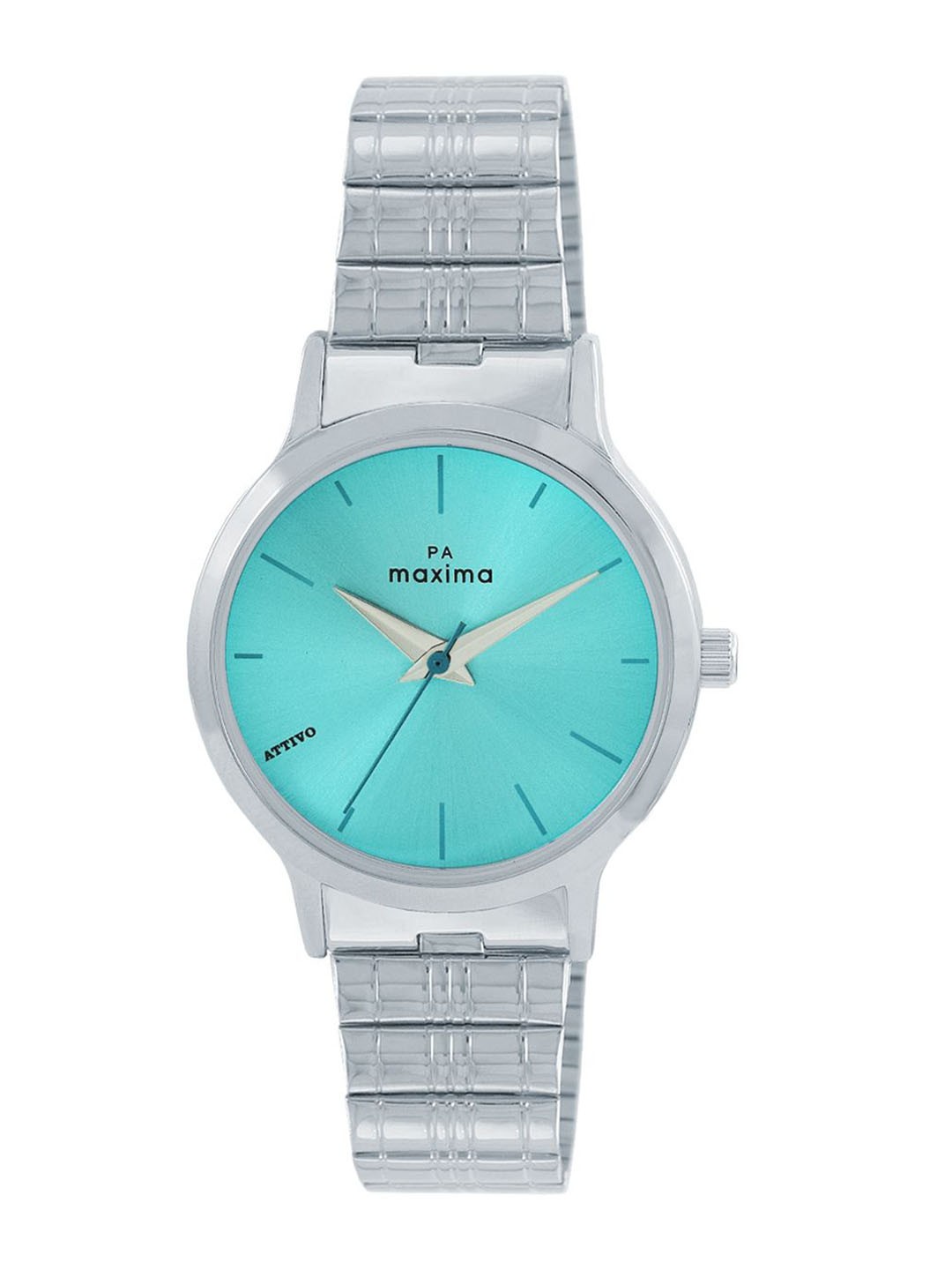

maxima Women Dial & Stainless Steel Straps Analogue Watch 66162CMLI, Blue