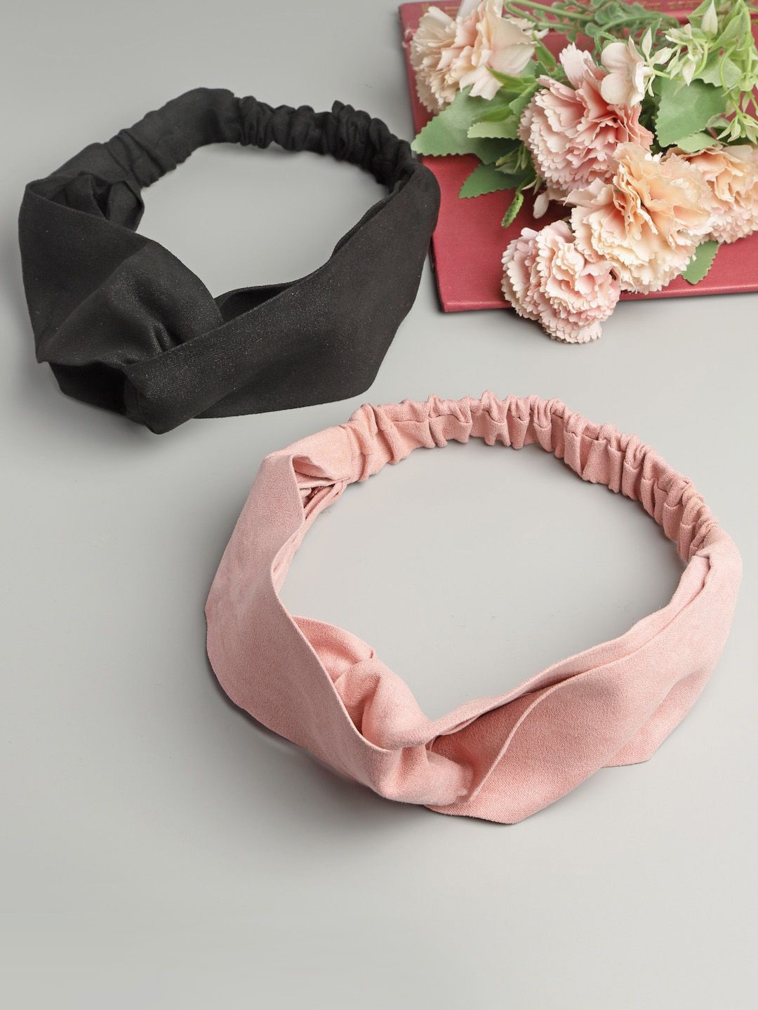 

VOGUE HAIR ACCESSORIES Set of 2 Women Hairbands, Black