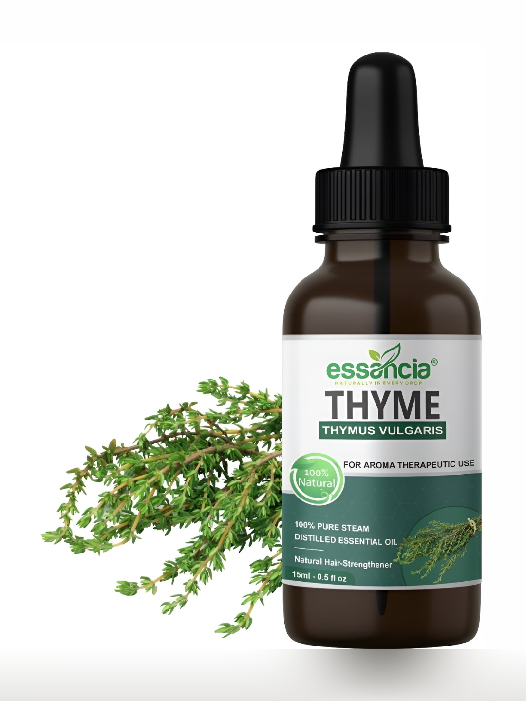 

essancia Thyme Essential Oil for Hair Growth - 15 ML, Green